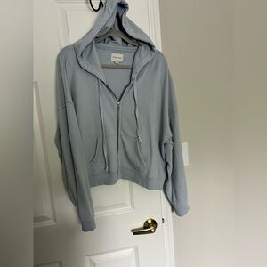 Women’s American Eagle Cropped Sweatshirt Hoodie - Size XL